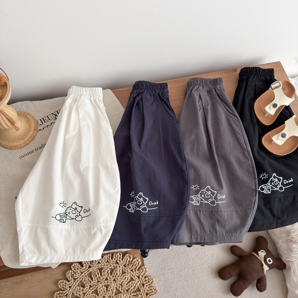 Summer thin fashionable trend cotton trousers