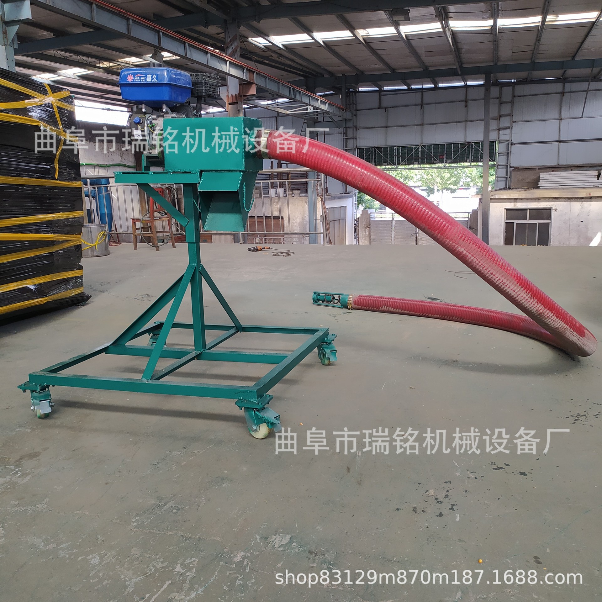 家用玉米麦砂石锯末粉末牛筋管吸粮机TGFF 稻谷高粱饲料吸粮机