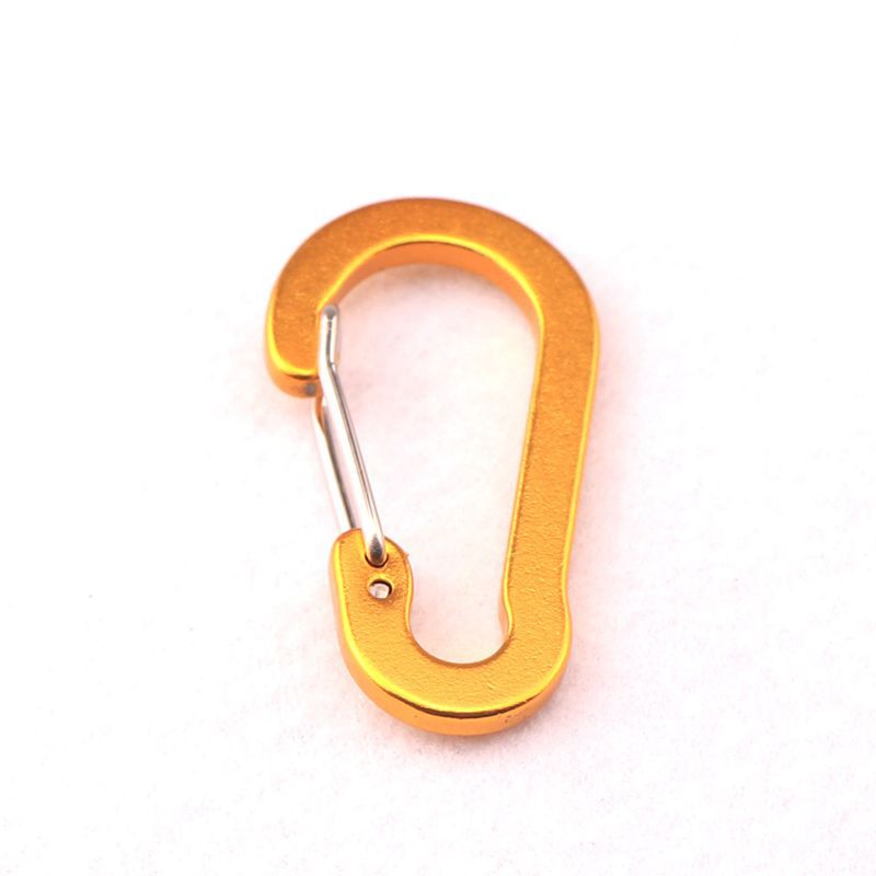 Alta calidad N ° 5 S-tipo aleación de aluminio hebilla de resorte 5 establece embalaje opp