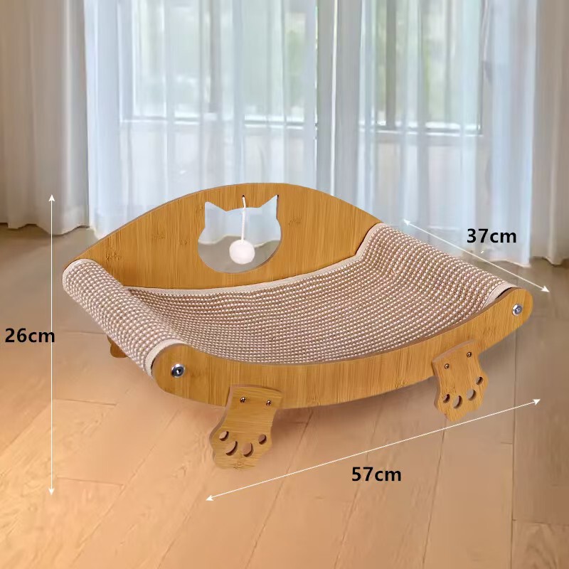 猫ベッド、猫クライミングフレーム、猫の巣、オールインワン夏用オールシーズン猫スクラッチボード、ソファ、麻、欠けない、外国貿易卸売|undefined