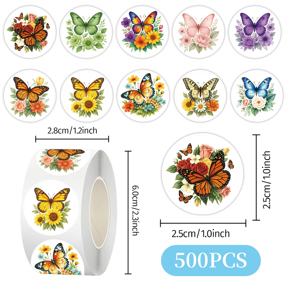 Cien tipos de dibujos animados pegatinas de animales rollo de recompensas para niños materiales didiy papelería cuaderno cinta adhesiva decoración