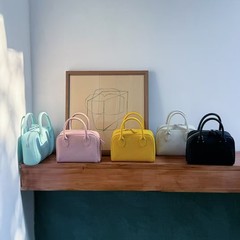韓国版のトップ層の牛革のレイシの紋様は小さいカバンを持っています。