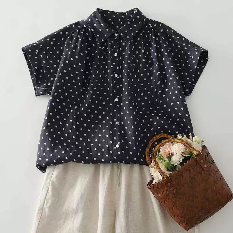 Summer soft breathable thin design shirt for leisure, cotton and linen