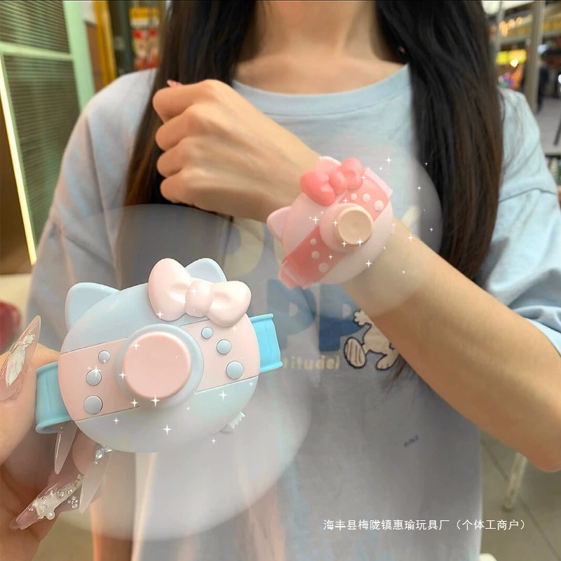 Вентилятор для часов hellokitty, USB-зарядка, мини-портативный уличный студенческий маленький вентилятор Katie kt Cat для детей