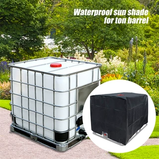 跨境户外水箱防尘防水罩 IBC吨桶罩1000L隔热水桶罩210D牛津布