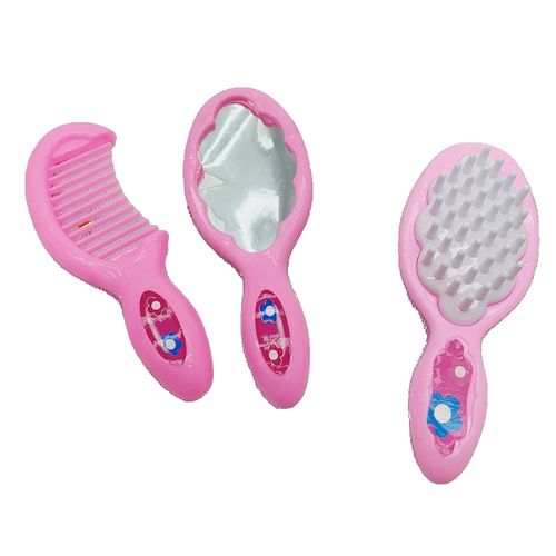 Children's Mini Scene Role-Playing Game DIY Hair Combing Small Accessory Doll Toys Accessories Comb Mirror Educational Simulation