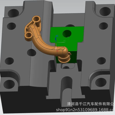 through diesel 3.0, automobile water pipe