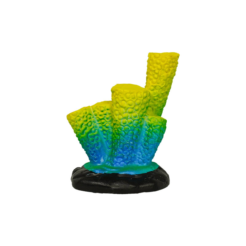 Pecera Underwater World Reef Coral Tree PVC Simulación Mini Pequeño Coral Escenario Decoraciones Explosiva