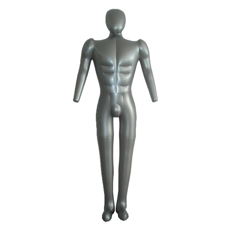 Plastic inflatable PVC clothing model men's and women's full-body dummy pants mold half-body leg mold window clothes display props