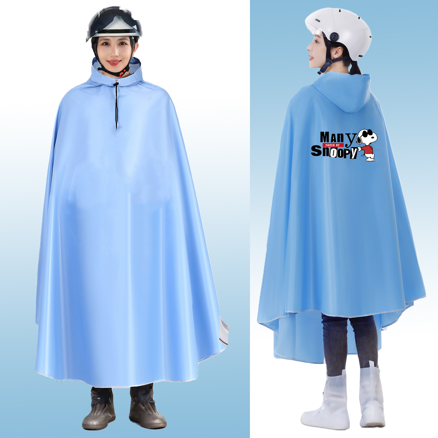 Capa de lluvia para bicicletas larga a prueba de lluvia tormentosa para estudiantes de género y género grueso para adultos al por mayor coche eléctrico tipo windbreaker