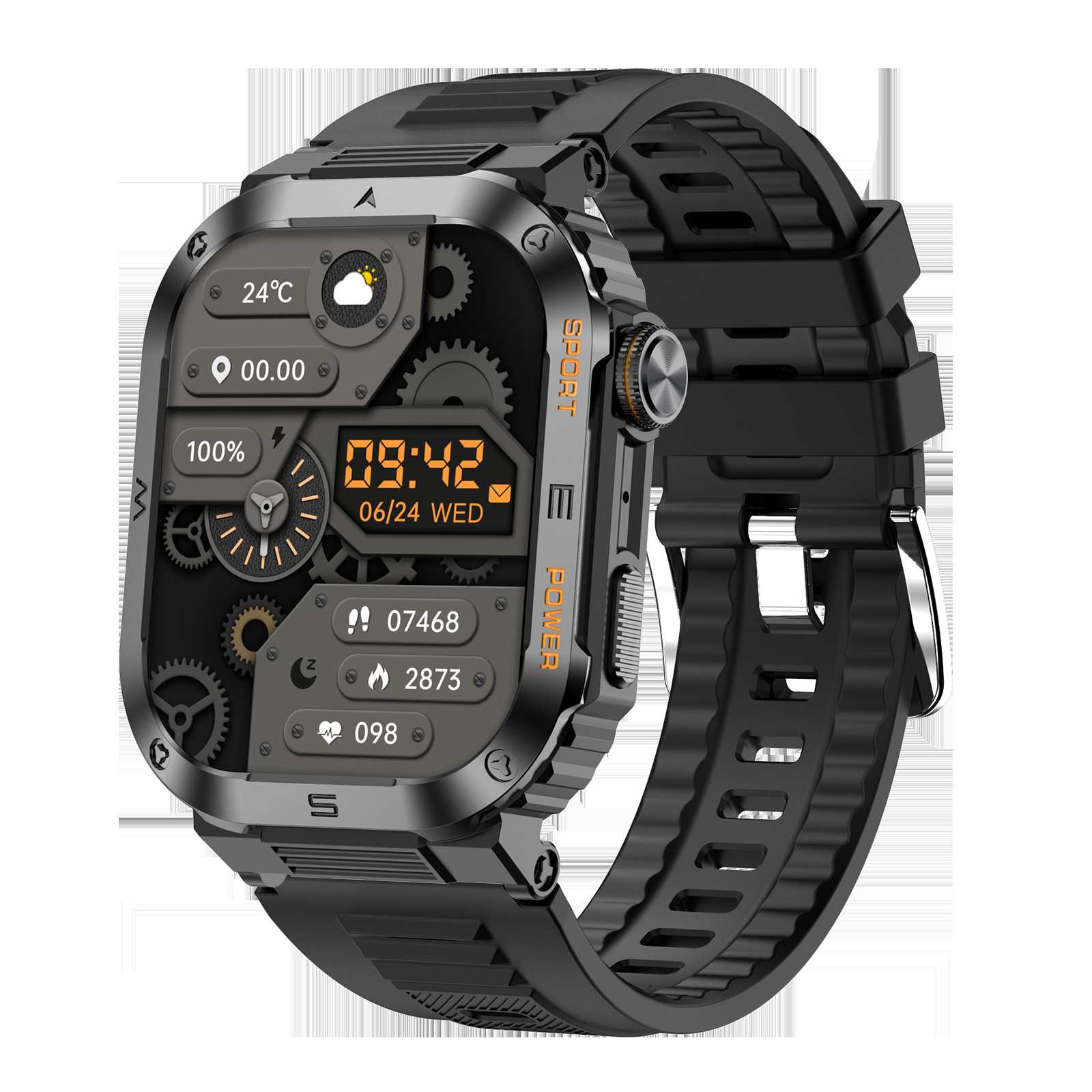 MT39 Smartwatch 2,01 Zoll Bluetooth Talk Herzfrequenz Blut_voghion.com