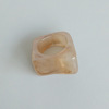 Tide, trend fashionable universal ring, retro resin, simple and elegant design, wholesale