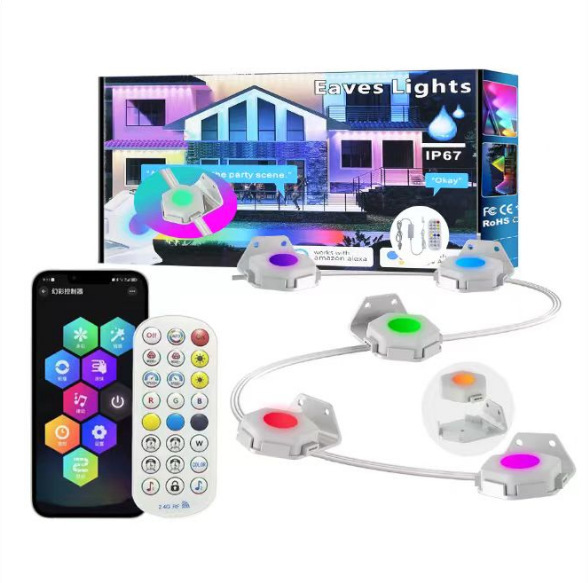 国境を越えた人気商品、特許取得済みのIP67防水SURPLIFE.WIFIデュアルモードRGBカラフル屋根飾りライト/屋根飾りライト|undefined