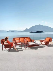 户外沙发;藤编桌椅;藤/竹沙发