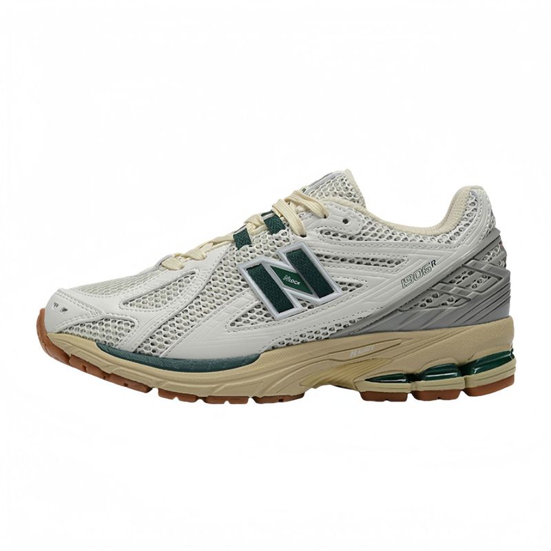 莆田靴ピュアオリジナル NB1906 液体シルバー全志賢同じスタイルの男性と女性のレトロカップルジョギングスポーツお父さん靴|undefined
