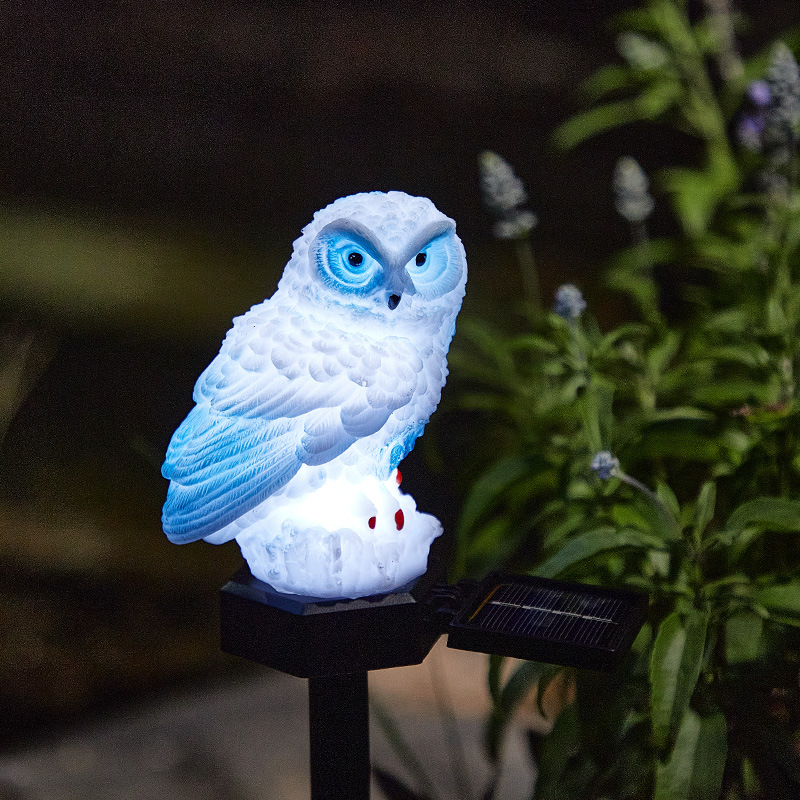 En stock solar lámpara de césped al aire libre impermeable pequeño animal lámpara de tierra Parque paisaje patio jardín Lámpara decorativa