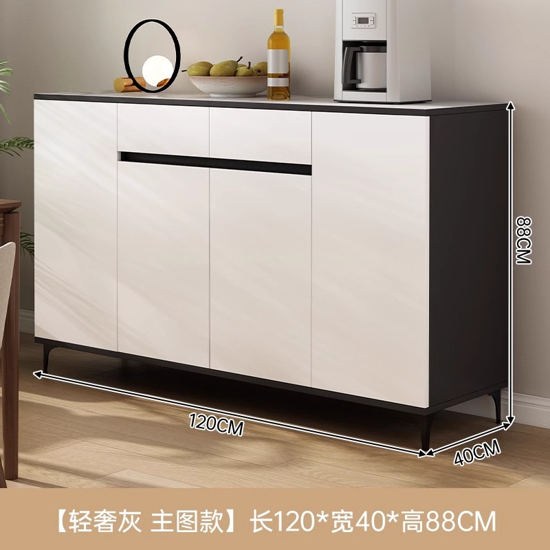 Armario de comedor contra la pared armario integrado armario de almacenamiento sala de estar armario de comedor moderno simple armario de té armario de almacenamiento