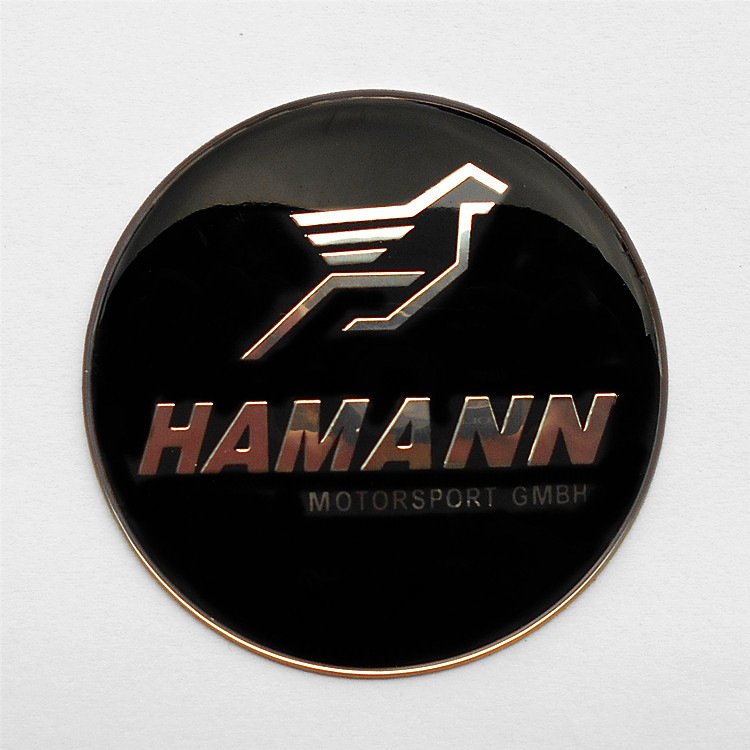 Etiqueta decorativa del logotipo del automóvil Etiqueta engomada del automóvil de metal Etiqueta de modificación del volante Etiqueta del cubo de la rueda Etiqueta del automóvil de cada marca 65mm
