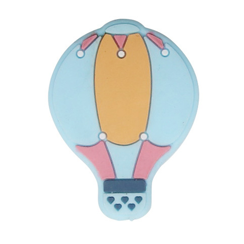 Nuevo bebé mordedor cuentas de silicona con cuentas pluma cuentas sueltas accesorios niños de silicona de grado alimenticio cuentas de dibujos animados al por mayor