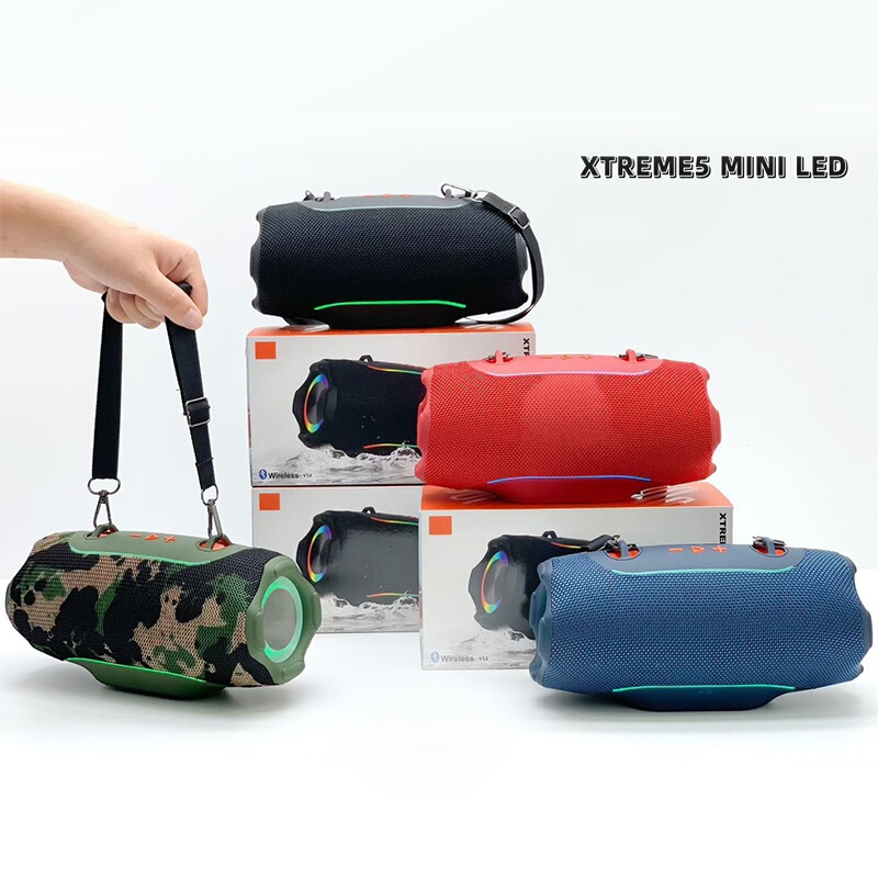 Cross-Border Xtreme5Miniled Bluetooth Speaker Outdoor Portable Subwoofer Waterproof Outdoor Bluetooth Speaker