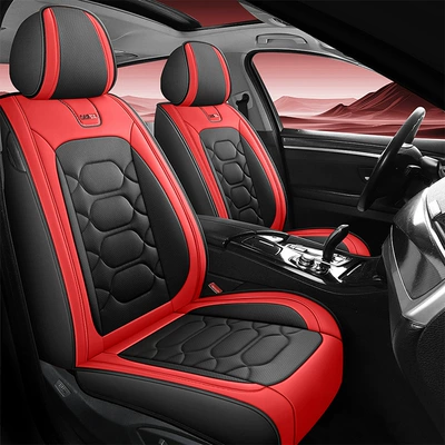 Car seat cover four seasons universal Four Seasons Pad - passion-red-1-single-standard-version