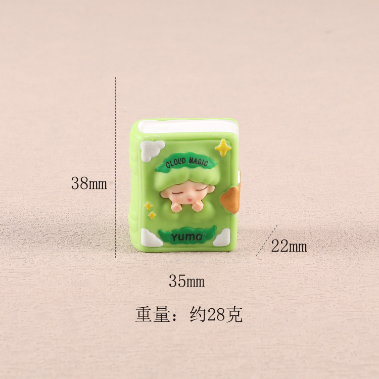 微缩云梦魔法书本 DIY娃娃屋迷你装饰配件摆件小玩具小礼品盲盒|undefined