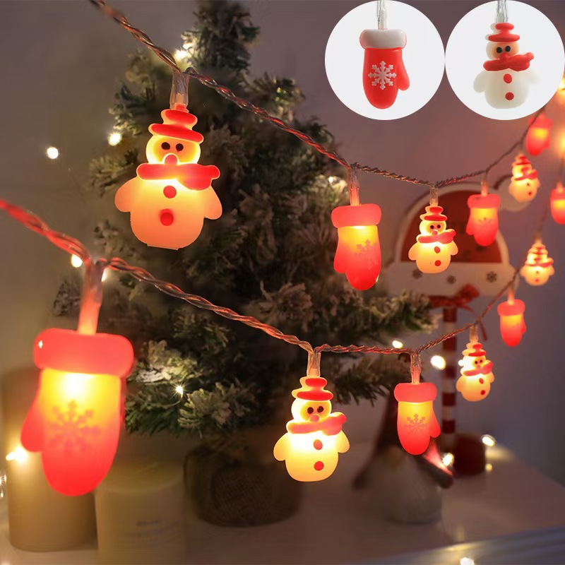 Muñeco de nieve + guantes