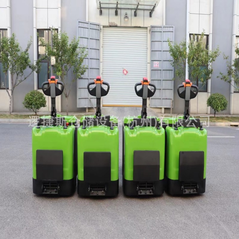 站驾式电动搬运车地牛托盘车电瓶装卸车自动液压铲车叉车