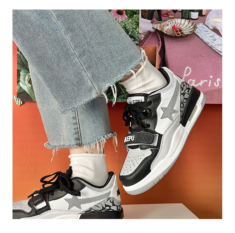 2023 neue koreanische Ins Wind Burst Crack Hit Farbe Casual Air Cushion Jogging Nische Paare atmungsaktive Sportschuhe für Männer und Frauen_voghion.com