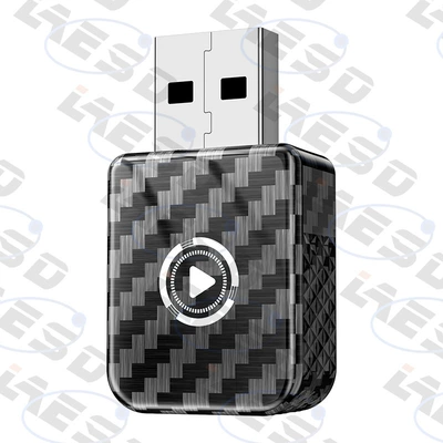 Cross-Border Car Connectivity Simsiz CarPlay və Android Auto - q1bw-carbon-fiber-usb-wireless-carplay-android-auto-2-in-1-adapter-for-overseas-systems-only