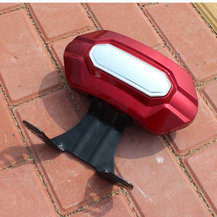 Electric Motorcycle Modified Rear Backrest Suitable for Ghost Fire Swift Eagle Thunder King Scooter Rear Seat Cushion Bracket