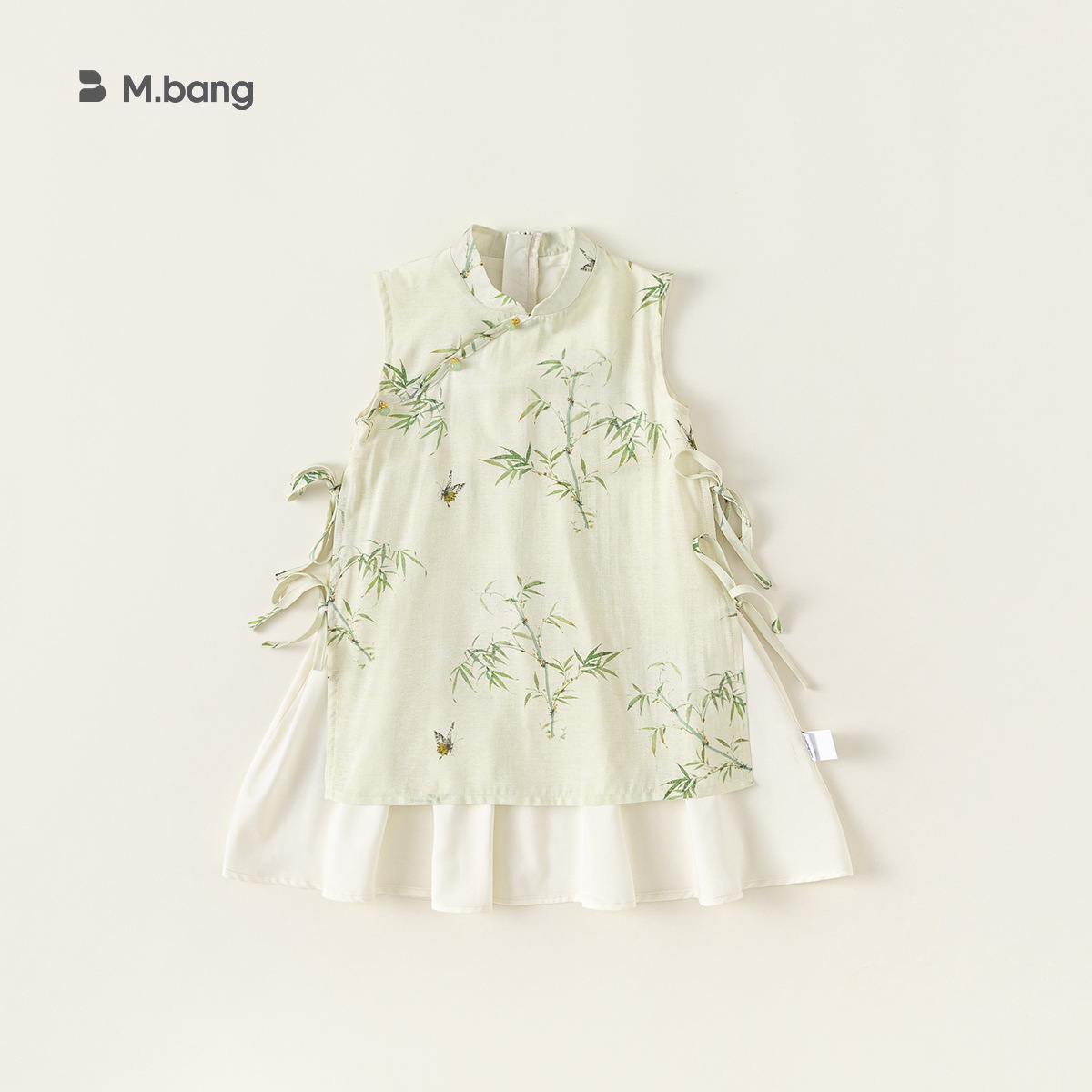 Youbao ropa para niños nuevos productos de verano Hanfu sin mangas para niños nuevo vestido cheongsam floral para niñas chinas falda de estilo nacional