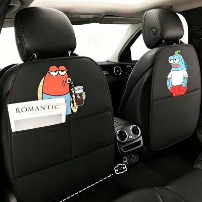 Chair back anti-kick pad back anti-kick pad, SpongeBob Bikini