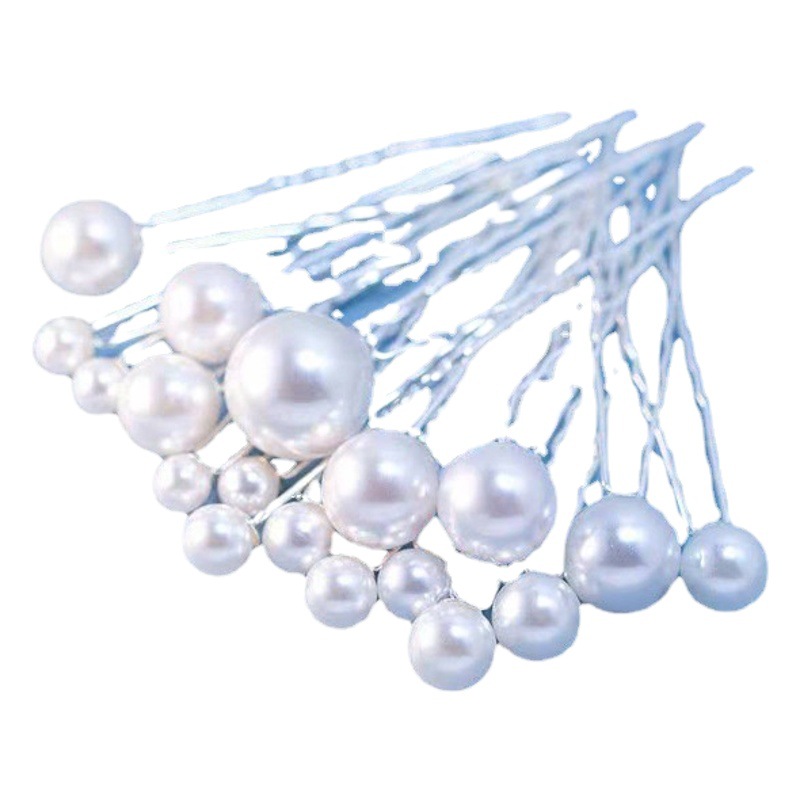 [18 piezas] accesorios para el cabello updo nupcial horquilla tapón para el cabello clip en forma de U popular Pin Pasador para el cabello maquillaje trenzado del cabello