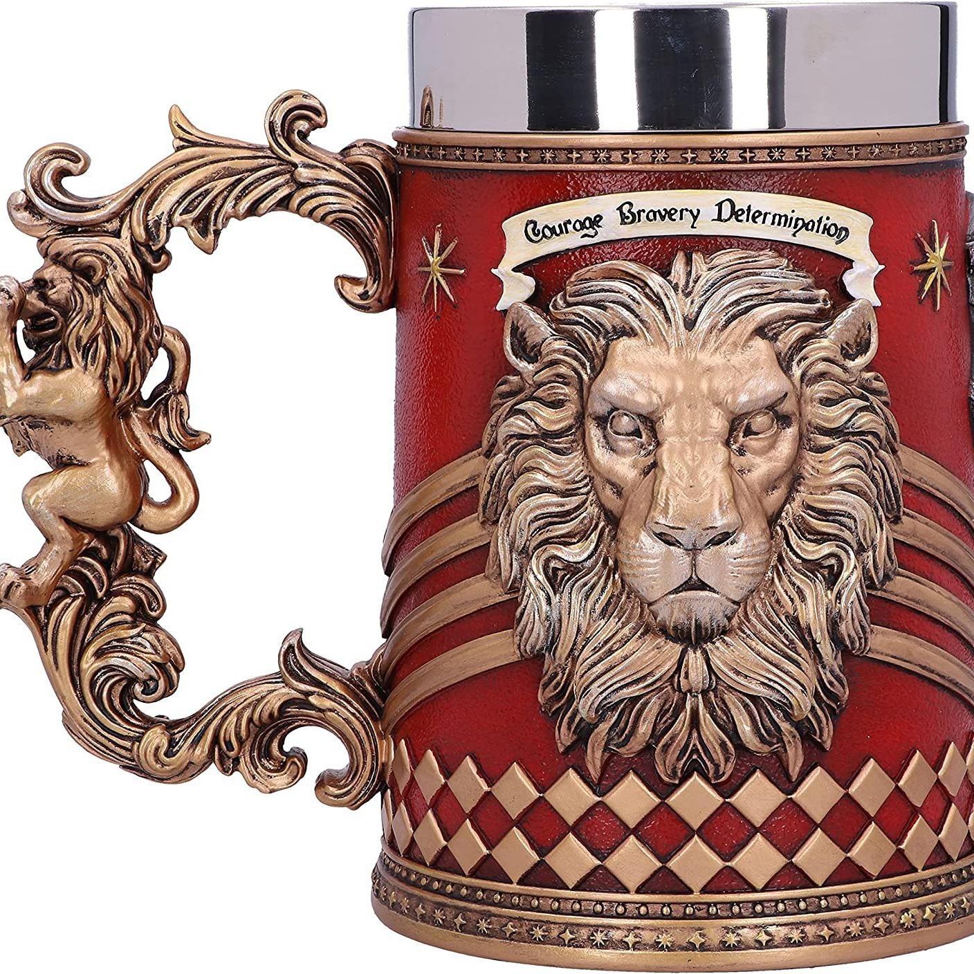 Creativo película periférica Hogworth y llama taza modelo recuerdo colección decoración Gryffin retro taza