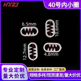 厂家加厚防滑塑胶手腕带扣塑料一次性倒刺卡扣涤纶织带扣现货批发