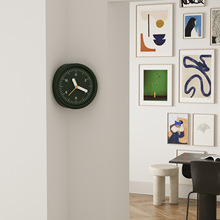 ins风转角挂钟时钟静音拐角钟表阴阳角钟卡通艺术创意钟表装饰品