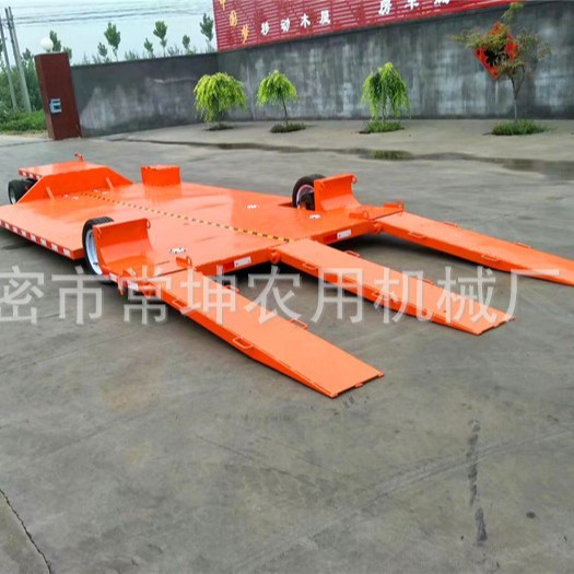 厂家供应无人飞机拖车  2吨平板拖车定/做 非标生产大型拖车厂家