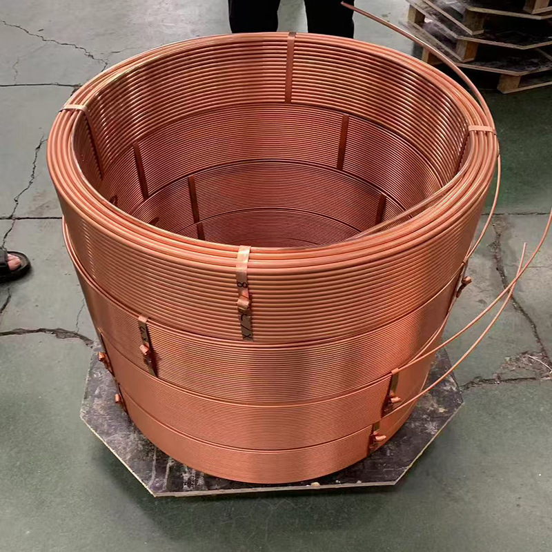 紫铜盘管空调铜管软态管T2蚊香盘管高纯度紫铜圆管现货任意切割