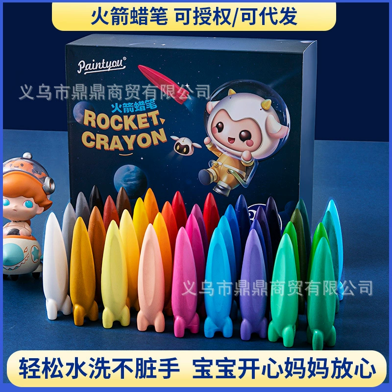 Erasable crayons for kindergarten, 8 colors, 24 colors, 36 colors, graffiti