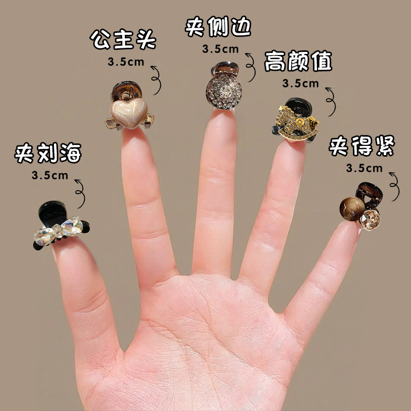 Mini Claw Clip for Women, High-End Hair Clip, 2026 New Model, Premium Side Clip, Forehead Bangs Clip, Hair Accessory