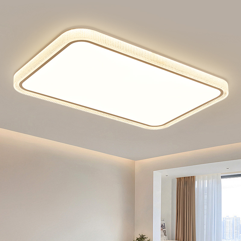 Luz de techo LED sala de estar luz principal de espectro completo viento crema comedor lámpara de dormitorio Zhongshan lámparas de casa completa