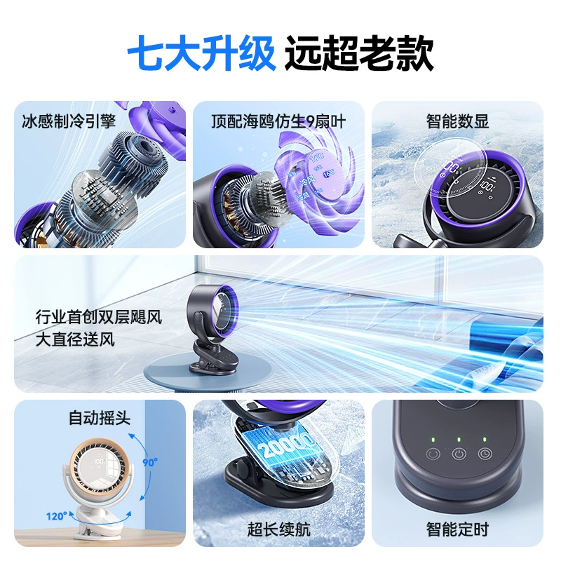 Настольный воздушный вентилятор для домашнего использования для учащихся начальной школы, новая коллекция