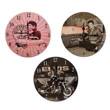 Michael jackson挂钟客厅卧室厨房装饰时钟酒吧餐厅静音钟表