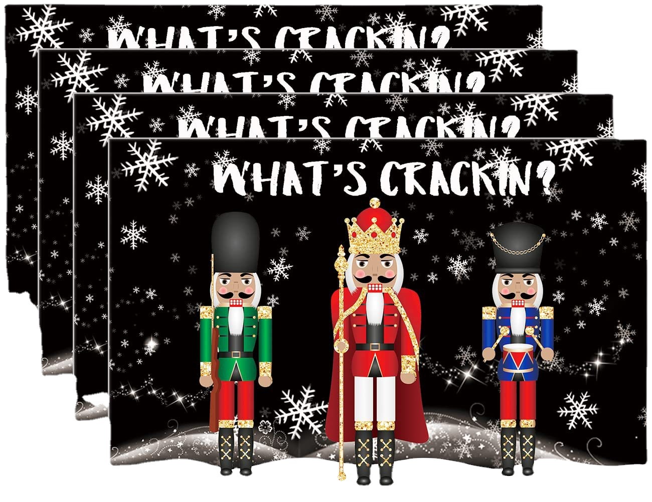 Halloween placemat Navidad noche horror Lino impreso Montaña Rusa occidental restaurante vacaciones decoración del hogar lavable