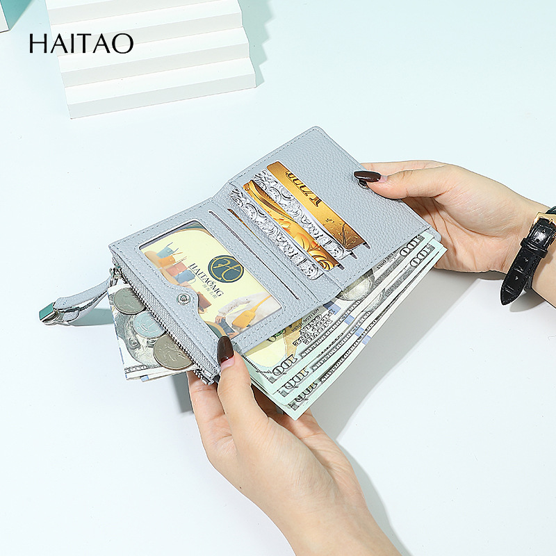 2025 nueva billetera para mujer billetera corta de alta gama para mujer