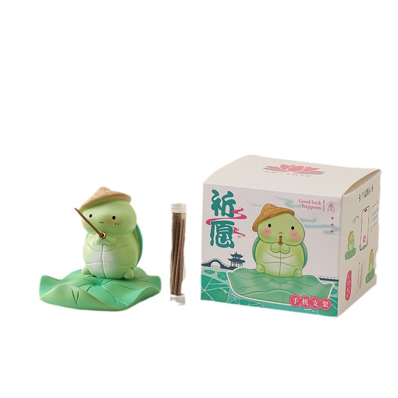 Soporte para teléfono móvil rana linda estación de oficina creativa cosas buenas decoraciones de escritorio regalos de cumpleaños niñas