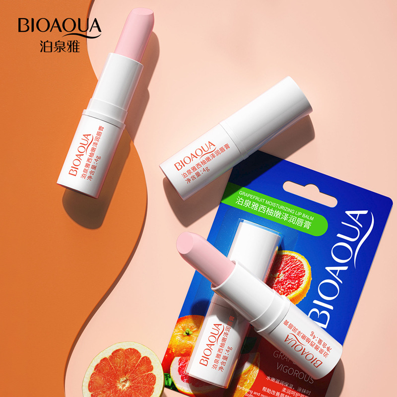 Boquanya Manzanilla bálsamo labial hidratante brillo color de labios mejora labio seco áspero cuidado de la piel bálsamo labial