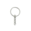Flat circle 4-link chain—White K