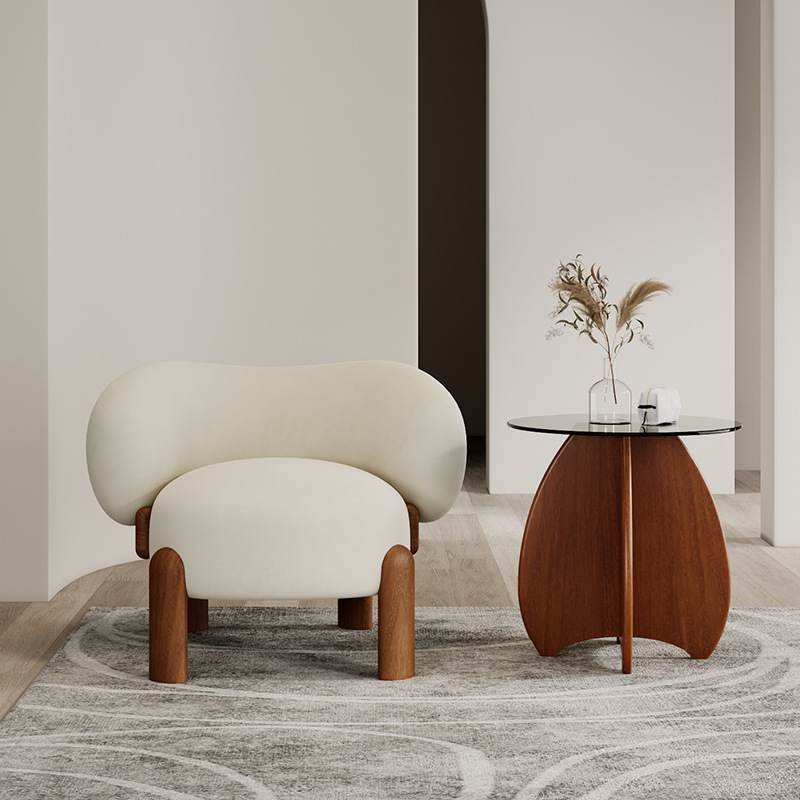 Moderno lujo luz creativa negociación comedor silla Internet celebridad diseñador sofá único cafetería tema restaurante mesa y silla madera maciza